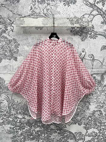 Louis Vuitton LV Blurry Monogram Batwing Dress