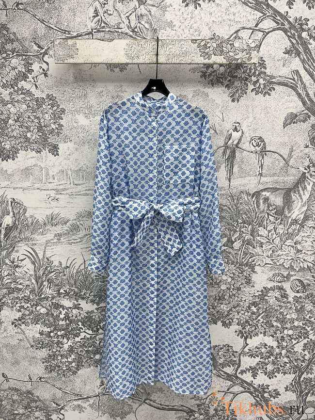 Louis Vuitton LV 3D Monogram Shirt Dress - 1
