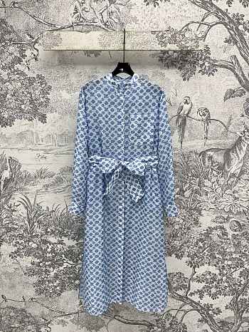 Louis Vuitton LV 3D Monogram Shirt Dress