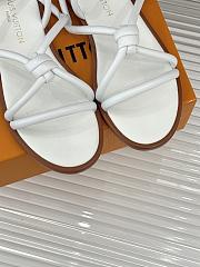 Louis Vuitton LV Rivage White Sandal - 3