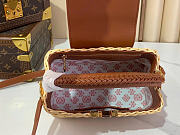 Louis Vuitton LV Mini Capucines Raffia Brown 21x8x14cm - 5