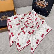 Louis Vuitton LV x TM Monogram White Cerise Square 90x90cm - 2
