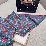Louis Vuitton LV x TM Blue Square 90x90cm - 4