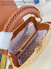 Louis Vuitton LV Capucines BB Raffia Brown 27x9x18cm - 5