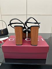 Gucci Women's Platform Sandal Black Heel 13cm - 5
