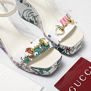 Gucci Horsebit White Heel 10cm - 5