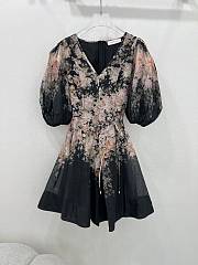 Zimmermann Illustration Black Mini Dress - 1