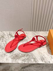 Louis Vuitton LV Sunkiss Sandal Red - 5
