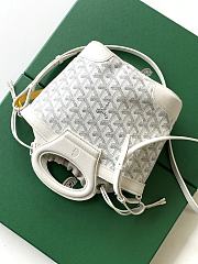 Goyard Beluga PM Goyardin/Canvas White 24x25x10cm - 5