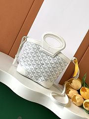 Goyard Beluga PM Goyardin/Canvas White 24x25x10cm - 2