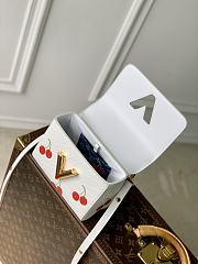 Louis Vuitton LV x TM Twist PM White Cherry 19x7x15cm - 6