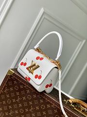 Louis Vuitton LV x TM Twist PM White Cherry 19x7x15cm - 3