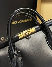 Dolce & Gabbana DG Marlene Frame Tote Bag Black 19x13.5x7cm - 3