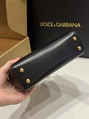 Dolce & Gabbana DG Marlene Frame Tote Bag Black 19x13.5x7cm - 2