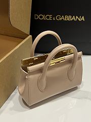 Dolce & Gabbana DG Marlene Frame Tote Bag Pink 19x13.5x7cm - 2