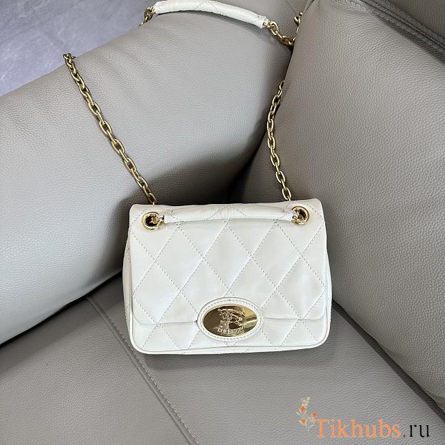 Burberry Small Strand White Bag 20.5x7.5x16cm - 1