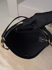 Chanel 25s Hobo Bag Black Lambskin 27x33x10.5cm - 4