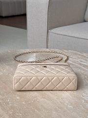 Chanel Top Handle Vanity Case Beige Caviar 17x19.5x5.5cm - 6