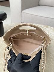 Chanel Mini 31 Bag Beige Leather 23x22x5.5cm - 2