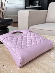 Chanel Mini 31 Bag Light Purple Leather 23x22x5.5cm - 4