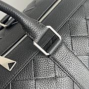 Bottega Veneta Intrecciato Cabin Duffle Black Bag 50x27x24cm - 4