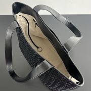 Bottega Veneta Avenue Intrecciato Black Tote Bag 35x44x17cm - 4