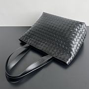 Bottega Veneta Avenue Intrecciato Black Tote Bag 35x44x17cm - 3