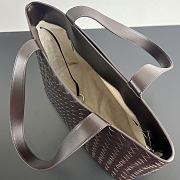 Bottega Veneta Avenue Intrecciato Brown Tote Bag 35x44x17cm - 4
