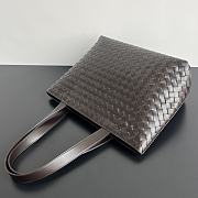 Bottega Veneta Avenue Intrecciato Brown Tote Bag 35x44x17cm - 3