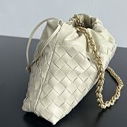 Bottega Veneta LV Dustbag Notte White Bag 33x19x8cm - 5