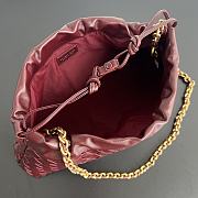 Bottega Veneta LV Dustbag Notte Red Wine Bag 33x19x8cm - 6