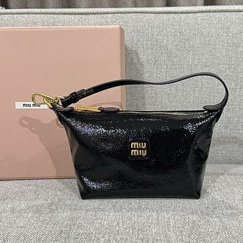 Miu Miu Mini Bag Black Naplak 18x14x11cm