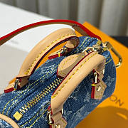 Louis Vuitton LV Murakami Micro Speedy Denim Cherry  - 6
