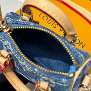 Louis Vuitton LV Murakami Micro Speedy Denim Cherry  - 4