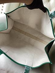Goyard Green Goyardine Canvas Leather Tote 45x16x32cm - 3
