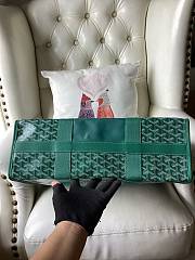 Goyard Green Goyardine Canvas Leather Tote 45x16x32cm - 2