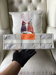 Goyard Grey Goyardine Canvas Leather Tote 45x16x32cm - 5