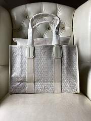 Goyard Grey Goyardine Canvas Leather Tote 45x16x32cm - 2