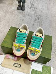 Gucci Screener Pink Green Sneaker - 5