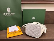 Goyard Petit Flot Mini White Bucket Bag 17.5x12x10cm - 2