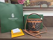 Goyard Petit Flot Mini White Brown Bag 17.5x12x10cm - 1
