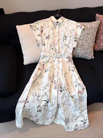 Dior Mid-Length Belted Shirtdress