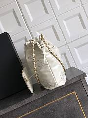 Chanel 22 Handbag Calfskin Gold White 35x37x7cm - 3