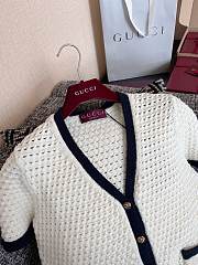 Gucci Fine Cotton Crochet Cardigan - 3