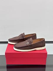 Salvatore Ferragamo Brown Loafer - 4