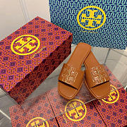 Tory Burch Brown Slides - 2