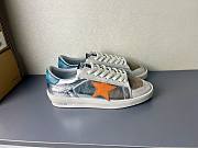 Golden Goose Silver Blue Sneaker - 1
