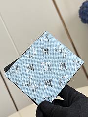 Louis Vuitton LV Wallet Blue Multiple 11.5x9x1.5cm - 4