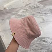 Louis Vuitton LV Denim Bucket Hat Cotton Pink - 2