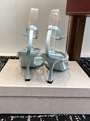 Jimmy Choo Blanche 90 Satin Sandal Daisy Heel - 4